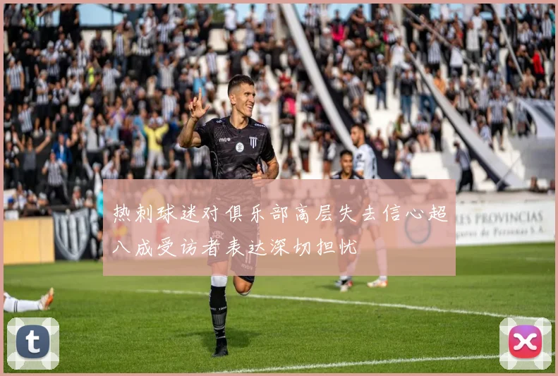 热刺球迷对俱乐部高层失去信心超八成受访者表达深切担忧